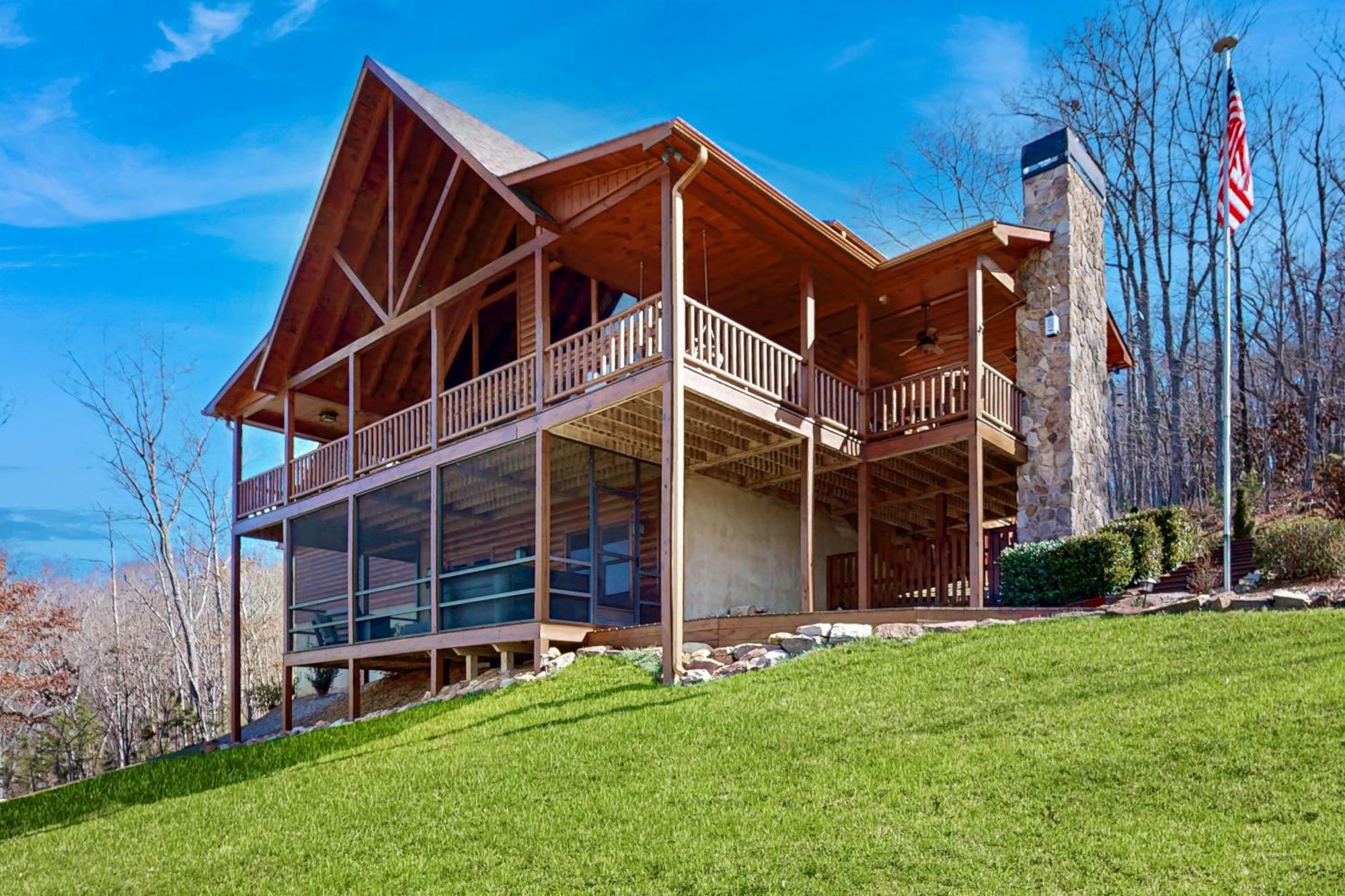 Bougie Bear Cabin Morganton Екстериор снимка